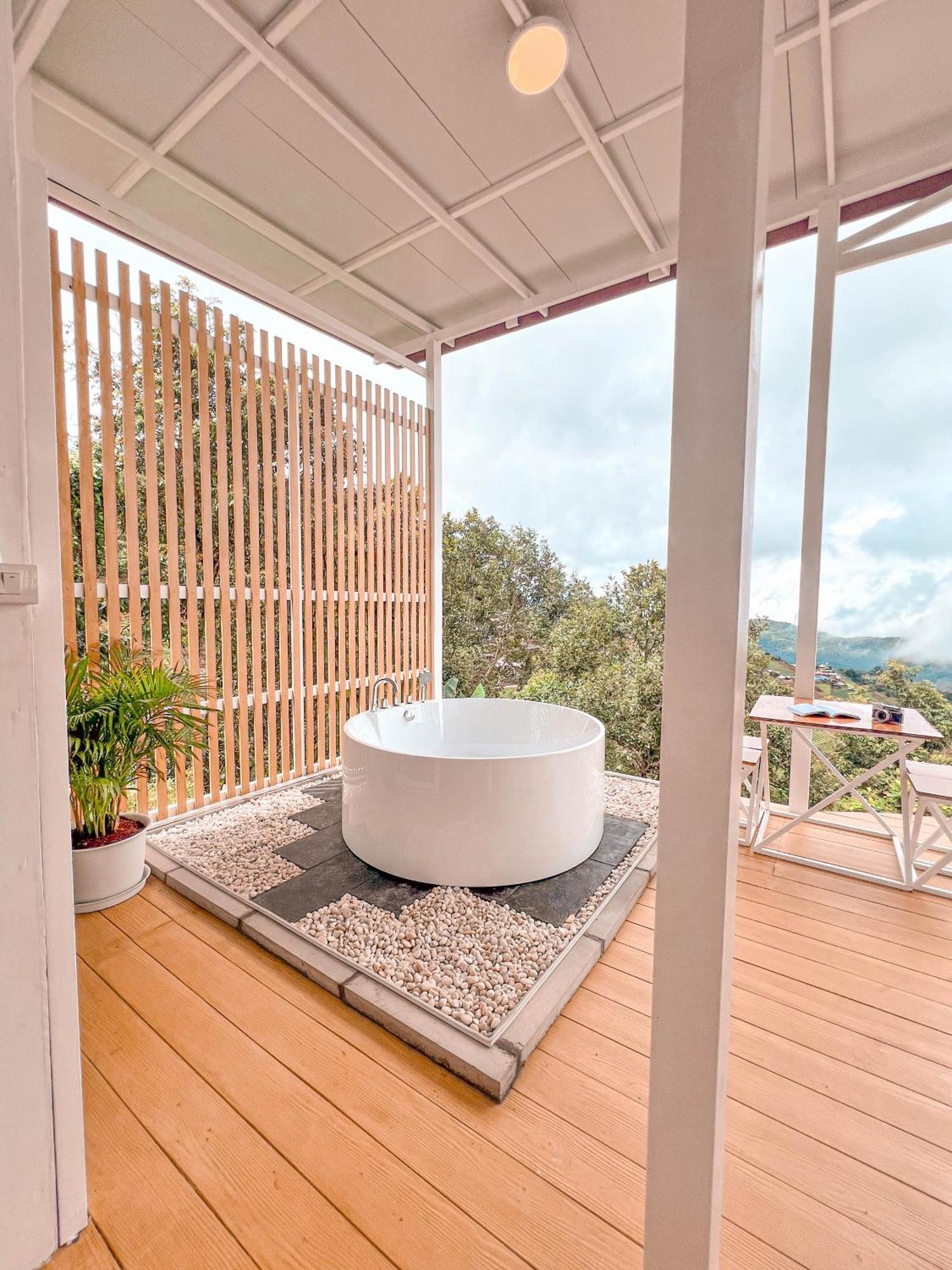 Ferienwohnung ม่อนชาพาเพลิน ม่อนแจ่ม Monchapaplearn Monjam Mon Jam Exterior foto